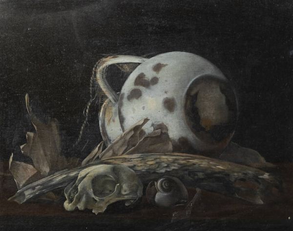 PITTORE ANONIMO : Natura morta  - Asta Asta di Dipinti - Associazione Nazionale - Case d'Asta italiane