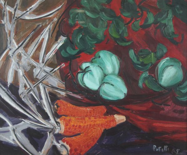 SERGIO PUTATTI Follonica (GR) 1939 : Composizione 1965  - Asta Asta di Dipinti - Associazione Nazionale - Case d'Asta italiane