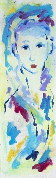 ERNESTO TRECCANI Milano 1920 - 2009 : Figura  - Asta Asta di Dipinti - Associazione Nazionale - Case d'Asta italiane