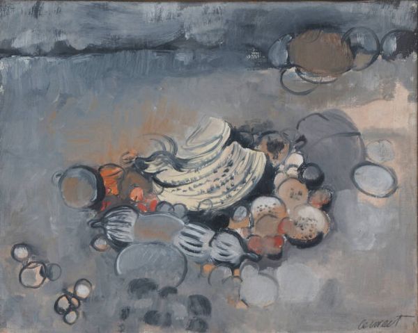 PITTORE NON IDENTIFICATO : Composizione astratta  - Asta Asta di Dipinti - Associazione Nazionale - Case d'Asta italiane