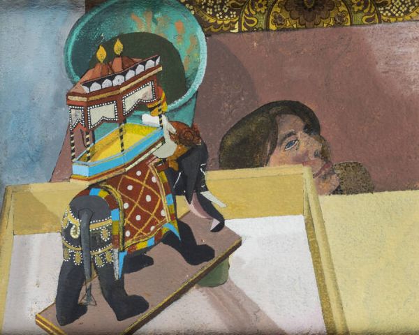 TIMOTHY BEHRENS Londra 1937 -2017 Spagna : The wallpaper book 1974  - Asta Asta di Dipinti - Associazione Nazionale - Case d'Asta italiane