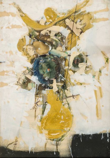 RUPERT STOCKL D 1923-1999 : Composizione 1959  - Asta Asta di Dipinti - Associazione Nazionale - Case d'Asta italiane