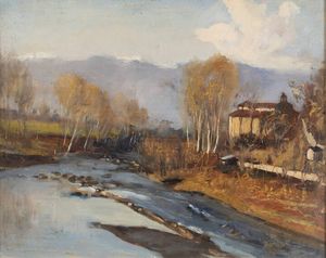 VITTORIO DANEO San Damiano 1893-1977 Asti - Dintorni di Pianezza 1933