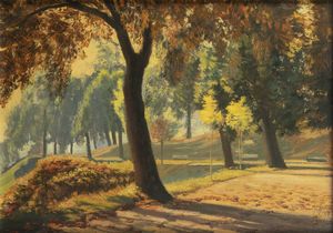 PIERO MONTI Torino 1910 - 1994 - Parco del Valentino - Torino