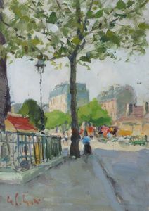 GINO PAOLO GORI Firenze 1911 - 1991 - Paris - Avenue du General Leclerc - Montparnasse