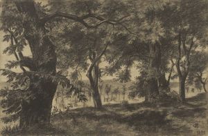 CAMILLO MERLO Torino 1856 - 1931 - Bosco 1891