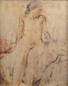 TITO LOCCHI Torino 1892 - 1972 Bruino (TO) - Nudo rosa