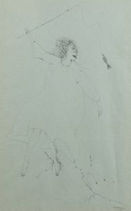 ENRICO COLOMBOTTO ROSSO Torino 1925 - 2013 Casale Monferrato (AL) - Pescatore