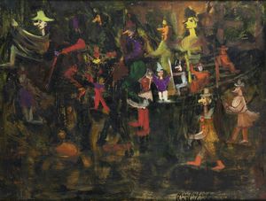 MAGDALENA RADULESCU R&acircmnicu V&acirclcea 1902 - 1983 Parigi - Carnevale