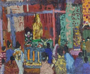 RICCARDO CHICCO Torino 1910 - 1973 - Rito cinese a China Town New York 1964