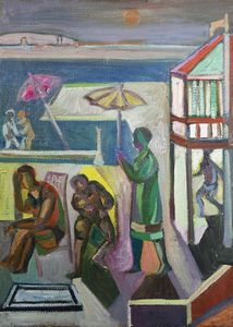 CARLO LORO Lonigo (VI) 1915 - 2002 Torino - Monterosso - Cinque Terre 1969