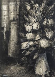 ROBERTO BERTOLA Torino 1921 - Vaso di fiori