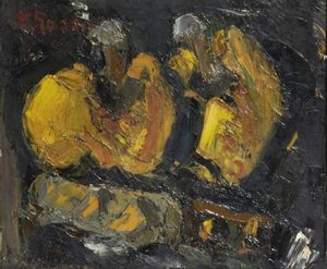 EDOARDO ROSSO Pezzana (VC) 1895 - 1979 Vercelli - Natura morta