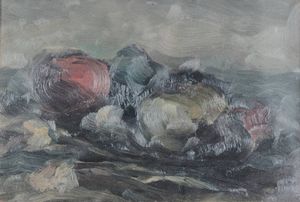 ADRIANO TUNINETTO Pancalieri (TO) 1930 - 2004 - Natura morta 1965