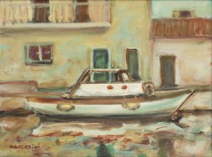 ALFREDO CATARSINI Viareggio (LU) 1899 - 1993 - Motoscafo