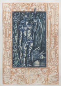 FLORIANO BODINI Geminio (VA) 1923 - 2005 - Cacciatore