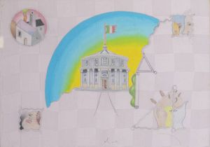 LUCA ALINARI Firenze 1943 - 2019 - Senza titolo