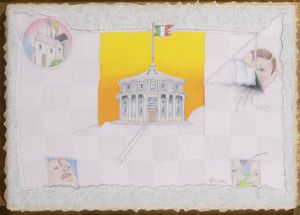 LUCA ALINARI Firenze 1943 - 2019 - Senza titolo