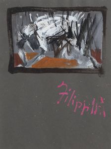 FELICE FILIPPINI Arbedo (Svizzera) 1917 - 1988 - Il gatto