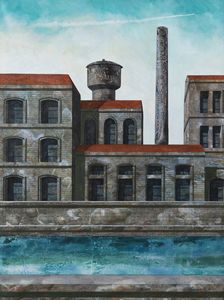 TONINO CAPUTO Lecce 1933-2021 - Sul fiume 1987