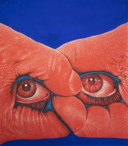 GABRIELE AMADORI Ferrara 1946 - Gli occhi di Santa Lucia 1972