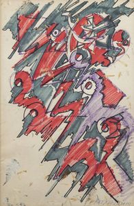 UMBERTO MASTROIANNI Fontana Liri (FR) 1910 - 1998 Marino (Roma) - Senza titolo