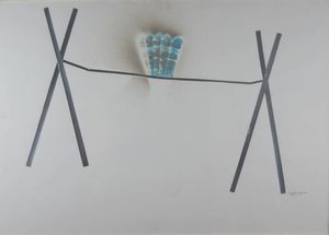 MARIO FUSCO Torino 1934 - 1987 - Senza titolo giugno 1971