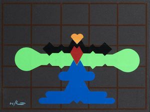 PITTORE NON IDENTIFICATO - Senza titolo 1972