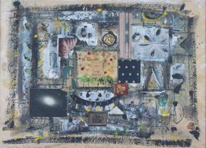 PHILLIP MARTIN Cork (Irlanda)1927 -  2014 Sydney (Australia) - Wandering land n. 16  1969/70