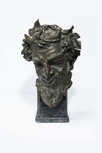 VINCENZO GEMITO Napoli 1852 - 1929 - Testa di satiro