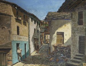ROMOLO GARRONE Torino 1891 - 1959 - Chiaves - Valle di Lanzo 1932