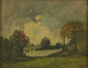 MARIO GACHET Torino 1879 - 1981 - Dintorni di Ivrea