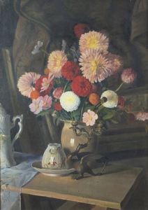 GIOACHINO NOGARIS Chivasso (TO) 1909 -1964 Bra (CN) - Fiori