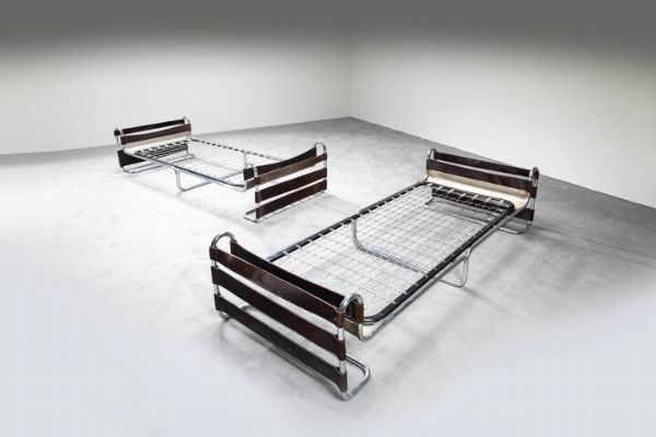 Marcel Breuer : Coppia di daybed  - Asta Asta di Design - Associazione Nazionale - Case d'Asta italiane
