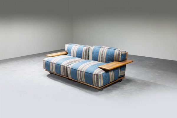 MARIO BELLINI : Divano a due posti mod. Pianura  - Asta Asta di Design - Associazione Nazionale - Case d'Asta italiane