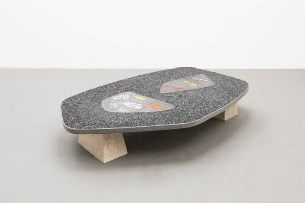 GENNARI AUGUSTO : Tavolino Litomemorie n�2  - Asta Asta di Design - Associazione Nazionale - Case d'Asta italiane