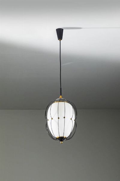 PRODUZIONE ITALIANA : Lampada a sospensione  - Asta Asta di Design - Associazione Nazionale - Case d'Asta italiane