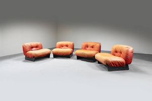 MUNARI GIUSEPPE - Quattro poltrone modulari