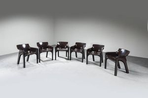 VICO MAGISTRETTI - Sei sedie mod. Gaud�