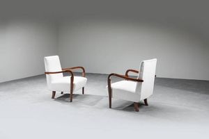 CASSINA - Coppia di poltrone mod. 401