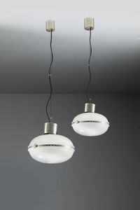 PRODUZIONE ITALIANA - Coppia di lampade a sospensione