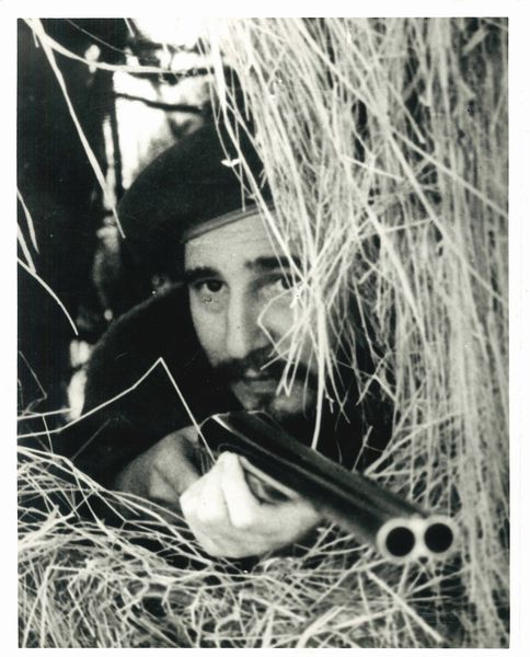 Guillermo Fernando López Junque Chinolope : Chinolope Senza titolo (Fidel Castro)  - Asta Fotografia - Associazione Nazionale - Case d'Asta italiane