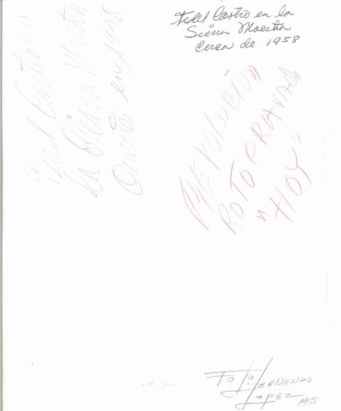 Guillermo Fernando López Junque Chinolope : Chinolope Senza titolo (Fidel Castro)  - Asta Fotografia - Associazione Nazionale - Case d'Asta italiane