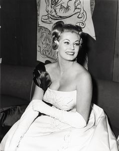 Alberto Durazzo - lotto formato da due scatti fotografici<BR> Senza titolo (Federico Fellini, Anita Ekberg, Marcello Mastroianni)