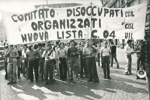 Tano D’Amico - Senza titolo (Striscioni Comitato Disoccupati CGIL)