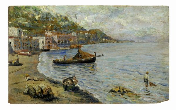 Marina napoletana.  - Asta Arte Moderna e Contemporanea | ASTA A TEMPO - PARTE II  - Associazione Nazionale - Case d'Asta italiane