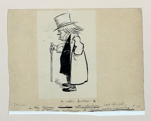 Lotto composto di 15 caricature francesi.  - Asta Arte Moderna e Contemporanea | ASTA A TEMPO - PARTE II  - Associazione Nazionale - Case d'Asta italiane