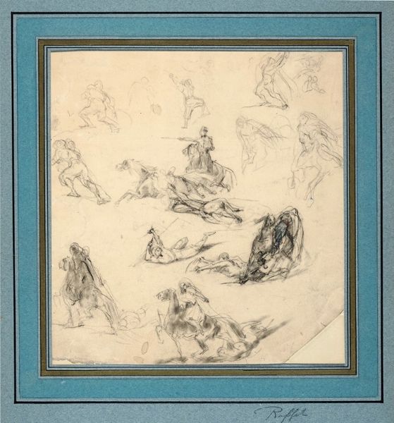 Lotto composto di 13 disegni francesi.  - Asta Arte Moderna e Contemporanea | ASTA A TEMPO - PARTE II  - Associazione Nazionale - Case d'Asta italiane