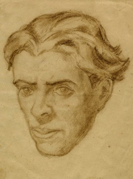 Ritratto di Aldous Huxley.  - Asta Arte Moderna e Contemporanea | ASTA A TEMPO - PARTE II  - Associazione Nazionale - Case d'Asta italiane