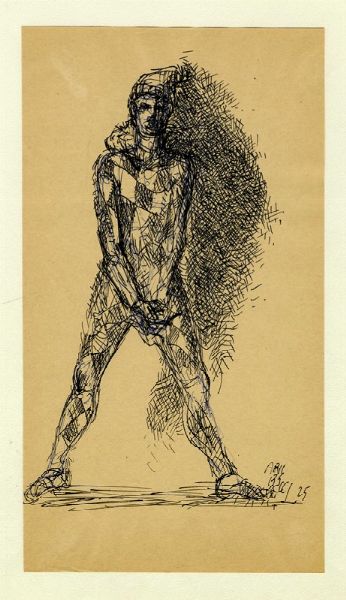 ARIS BACCI : Arlecchino.  - Asta Arte Moderna e Contemporanea | ASTA A TEMPO - PARTE II  - Associazione Nazionale - Case d'Asta italiane
